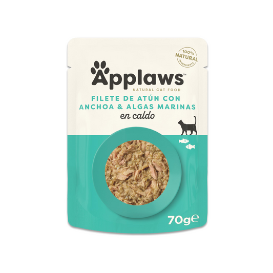 Applaws Cat Atun Con Anchoa Entera Sobre 70G