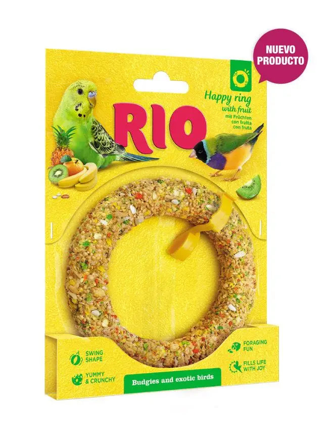 SNACK HAPPY RING PAJAROS EXOTICOS 85GR RIO