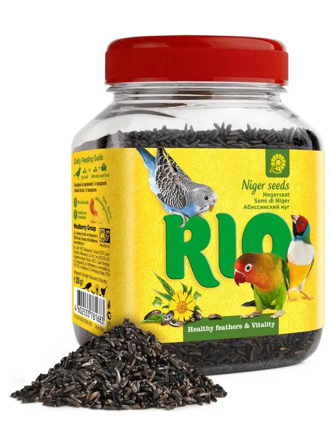 SEMILLAS DE NIGER PARA TODAS LAS AVES 250GR RIO