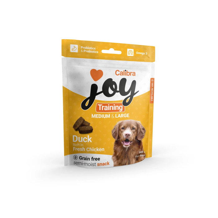 Calibra Joy Dog Training Medium&Large Duck&Chicken 300Gr