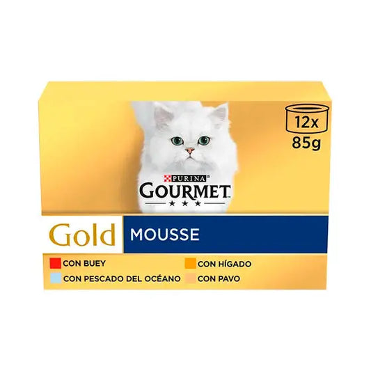 Gourmet Gold Mousse Surtido Pack 12X85G