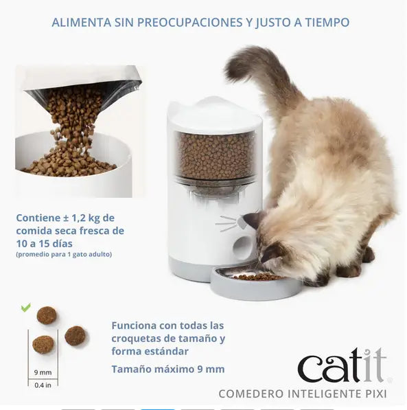 Catit Comedero Inteligente Para Gatos Pixi