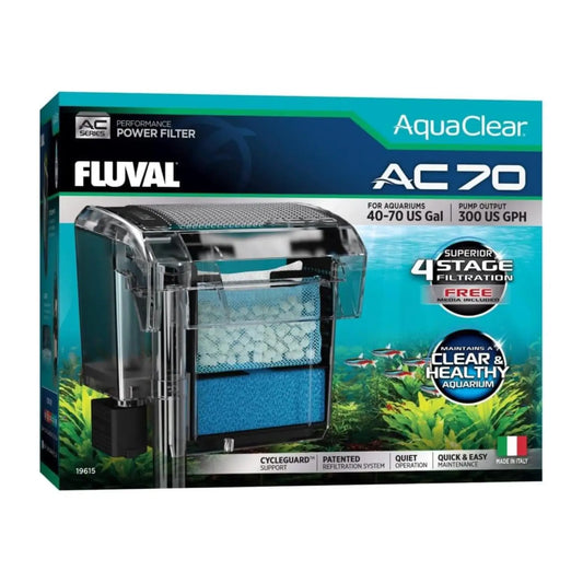 FILTRO MOCHILA FLUVAL AQUACLEAR AC70  (acuarios hasta 265L)