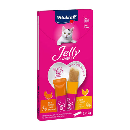 Vitakraft Cat Snack Jelly Lovers 6x15g