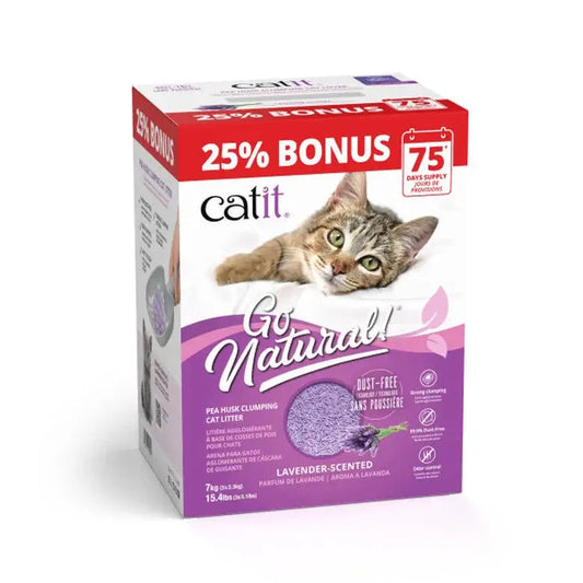 Catit Go Arena Natural Guisante Lavanda 14L 5,6K+25%Gratis