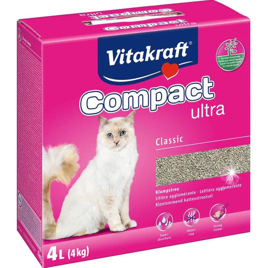 Arena Gato Aglomerante Compact Ultra 8Kg Vitakraft