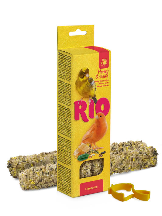 Barritas Con Miel Y Semillas Canarios 2X40Gr Rio