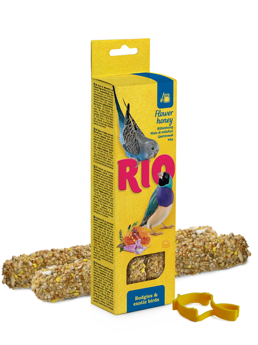 Barritas Con Fruta Tropical Periquitos Y Aves Exóticas 2X40Gr Rio