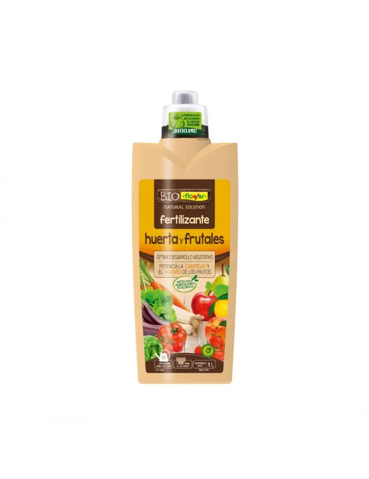 Bioflower Fertilizante Huerta Y Frutales 1L