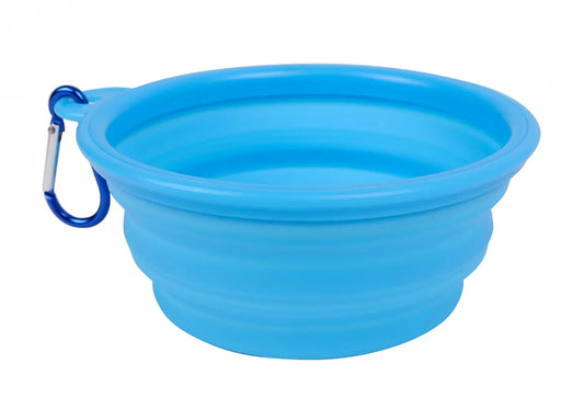 Bol Plegable 650Ml 16X6Cm Azul Wouapy