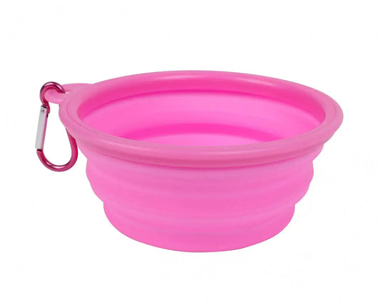 Bol Plegable 360Ml 13X5,5Cm Rosa Wouapy