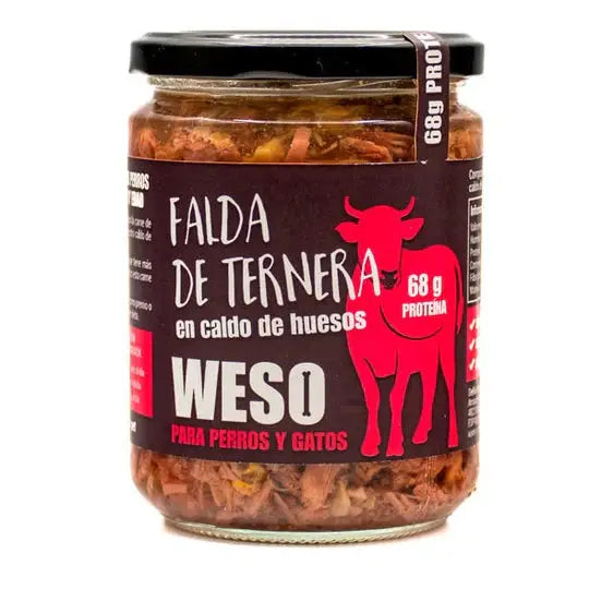 Weso Falda de Ternera en Caldo de Huesos 400gr