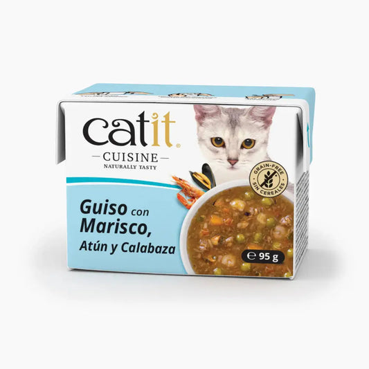 Catit Cuisine Guiso Marisco Atún Y Calabaza 95G