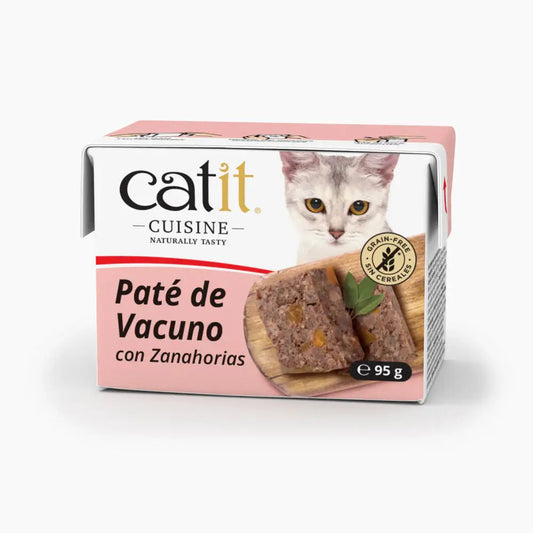 Catit Cuisine Paté De Vacuno Con Zanahoria 95G