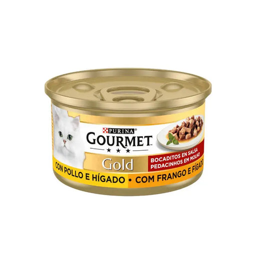 Gourmet Gold Bocaditos Pollo&Higado 85G