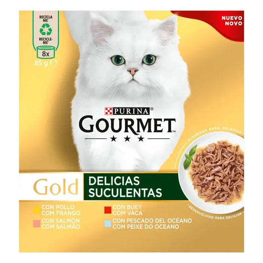 Gourmet Gold Delicias Suculentas Surtido Pack 8X85G