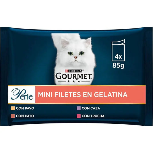 Gourmet Perle Filetes Gelatina Surtido Pack 4X85G