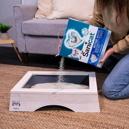 Sanicat Active White Arena para Gatos 6L Sin Perfume – Alta Absorción y Control de Olores