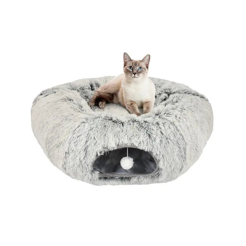 CUNA DONUT RELAX CON TUNEL 80x80x25cm