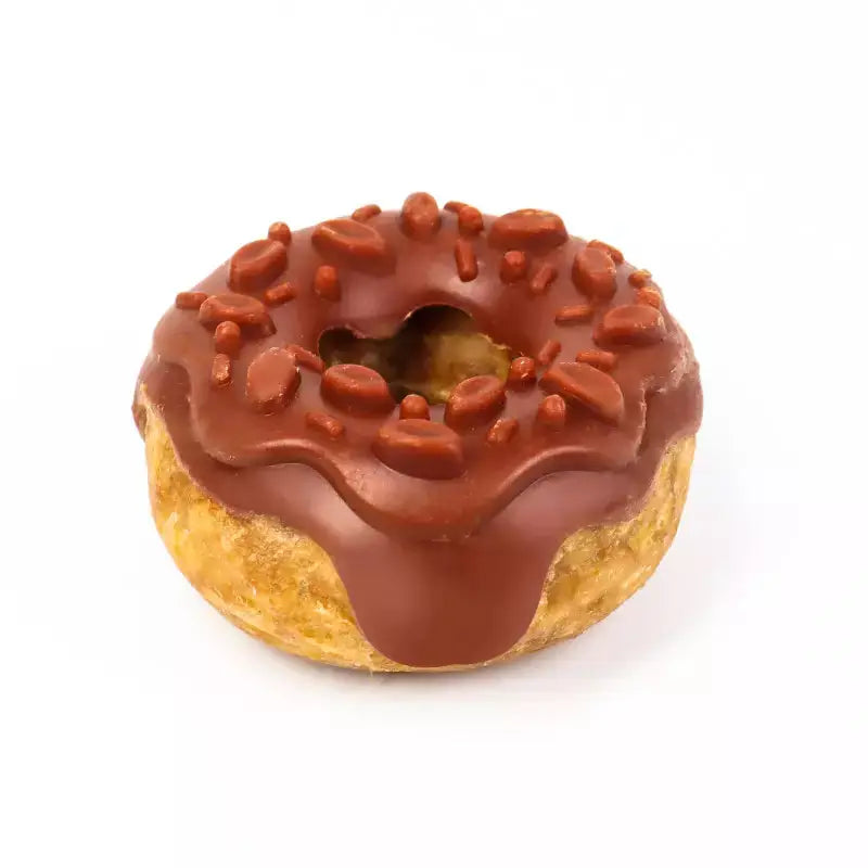 Snack Donut Pollo Glaseado De Fresa 9Cm