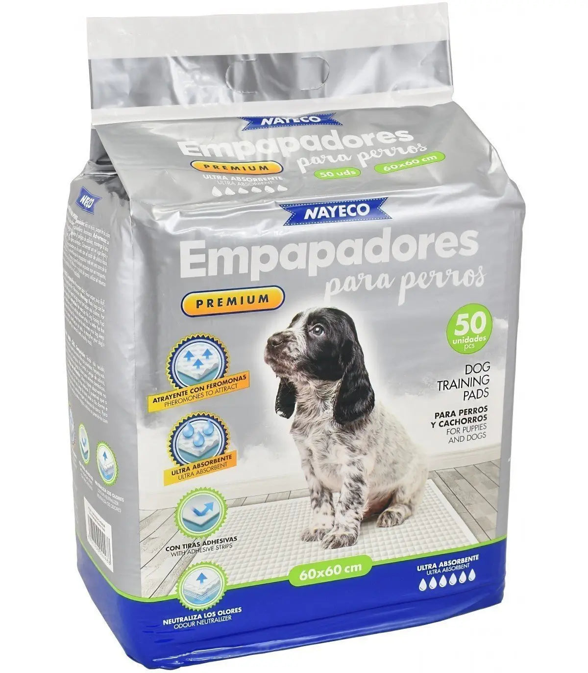 Nayeco Empapadores Ultra Absorbentes Premium con Feromonas 60x60 cm - 50 udes