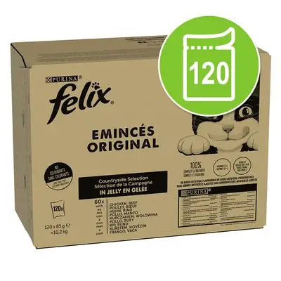 Felix Fantastic Selección Gelatina Carnes Pack 120X85G