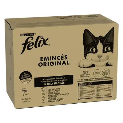 Felix Fantastic Selección Gelatina Carnes Pack 120X85G