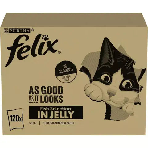 Felix Fantastic Selección Gelatina Pescados Pack 120X85G