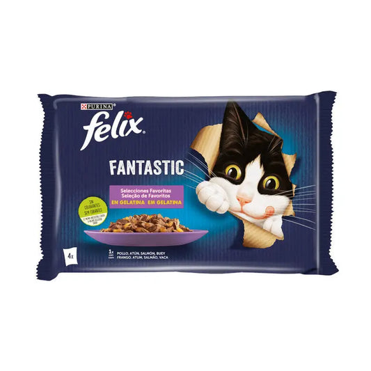 Felix Fantastic Surtido Gelatina Pack 4X85G