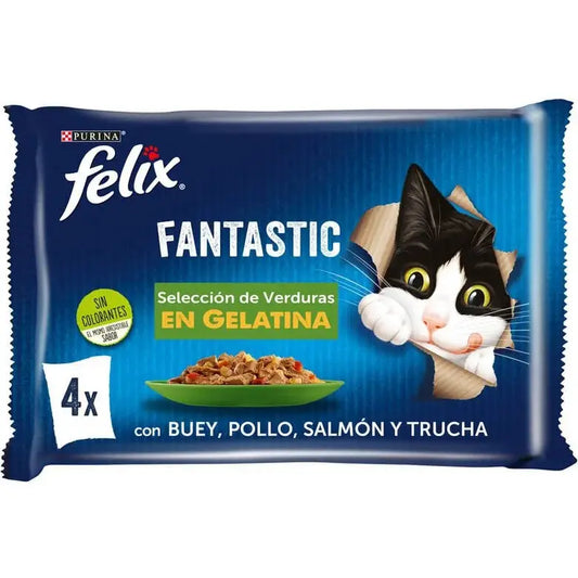 Felix Fantastic Surtido Verduras Pack 4X85G