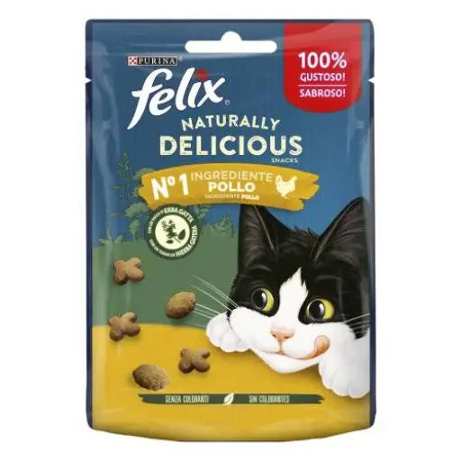 Felix Natural Delicious Pollo&Hierba Gatera 50G