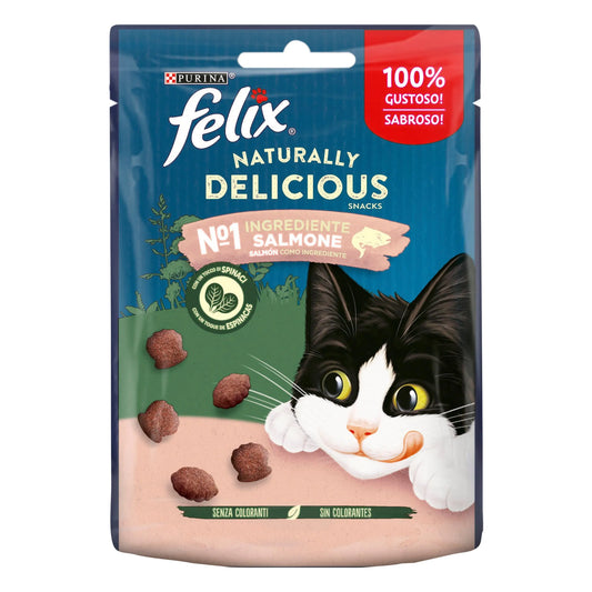 Felix Natural Delicious Salmón&Espinacas 50G