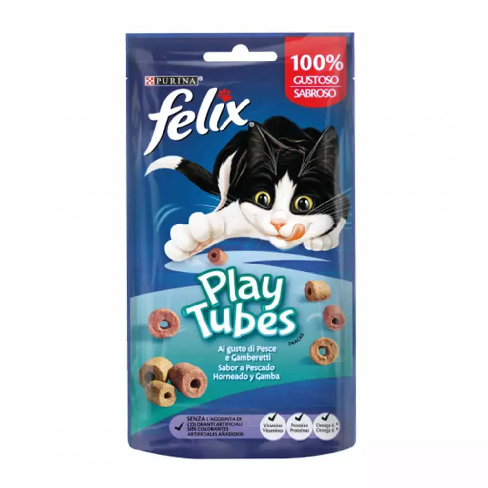 Felix Play Tubes Pescado&Gambas 50G