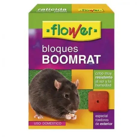 Flower Huerta Raticida Bloques 250Gr Brodifacoum