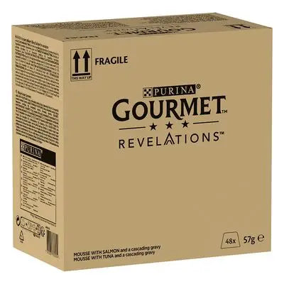 Gourmet Revelations Mousse Salmón&Atún Pack 48X57G