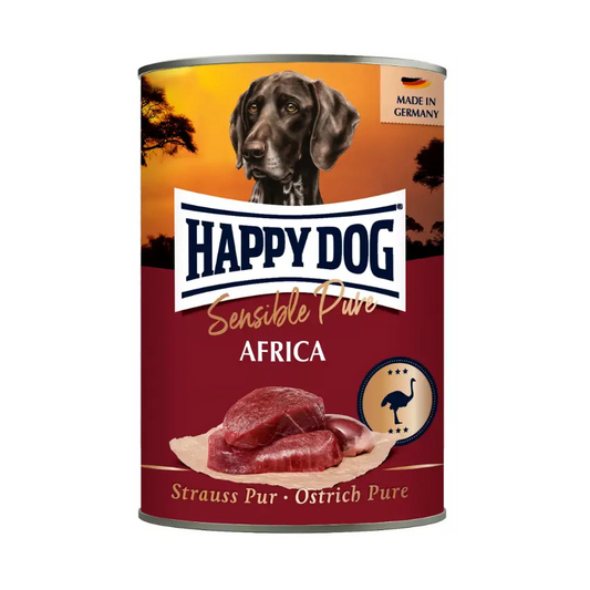 Happy Dog Sensible Pure Africa Carne De Avestruz 400G Lata