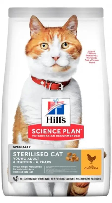 Hill'S Sp Feline Young Adult Sterilized Pollo 1.5Kg