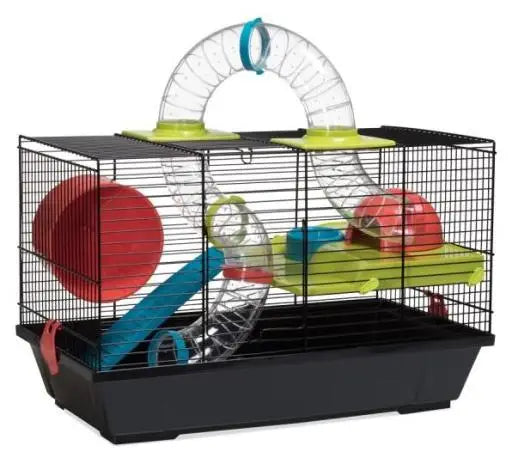 Jaula Hamster 938 Negra (50X28X32 Cm) - Mejor Precio - Mascotas Ávila