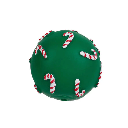 Wouapy Juguete para Perro Bola Vinilo Navidad 8.5 cm