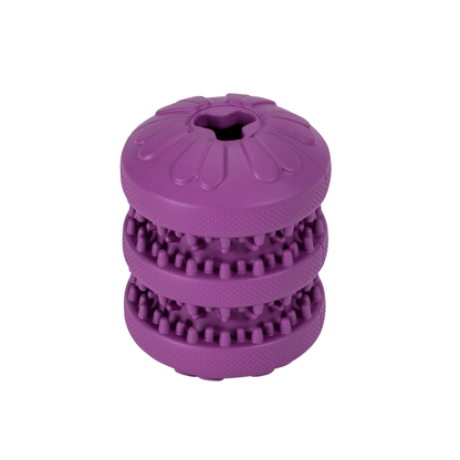 Juguete Perro Goma Snack Roller Violeta 8x6x6cm