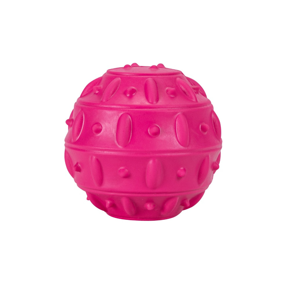 Juguete Perro Goma Pelota Snack Teak Fucsia 8cm