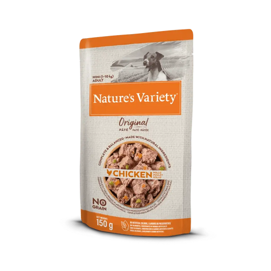 NATURE'S VARIETY DOG ORIGINAL PATÉ MINI POLLO 150GR