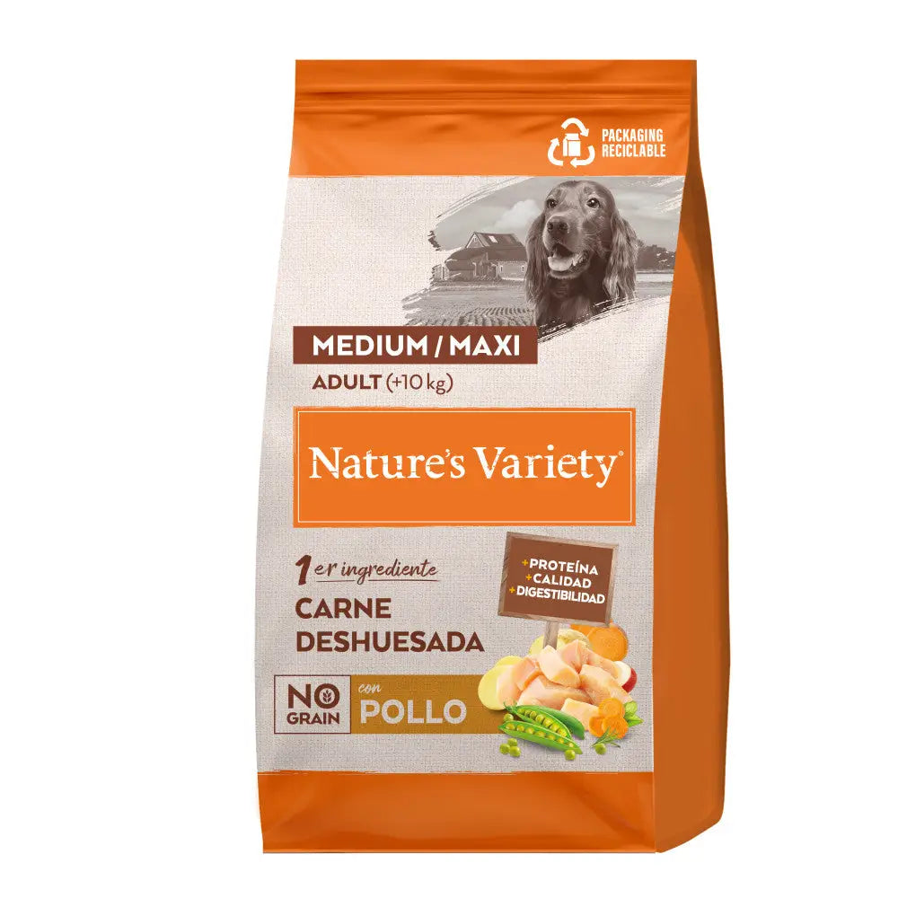 Nature'S Variety Dog Original Medium/Maxi Pollo 10Kg