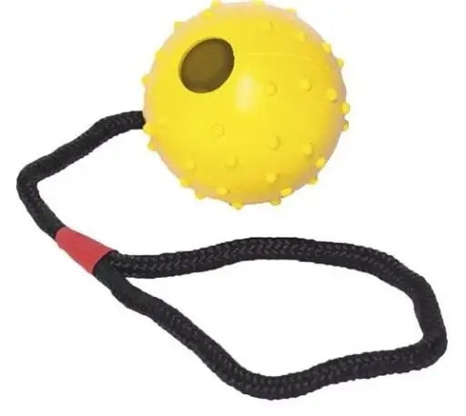 Juguete Perro Pelota Goma Con Cuerda 6X30Cm - Mejor Precio - Mascotas Ávila