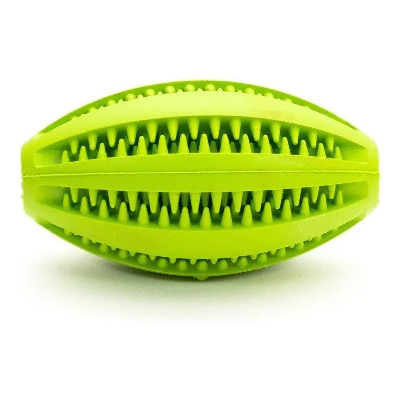 Juguete Perro Pelota Dental Rugby Tpr 9Cm