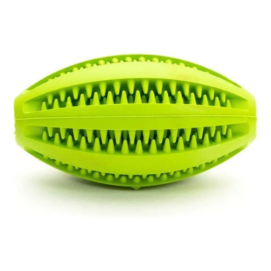 Juguete Perro Pelota Dental Rugby Tpr 9Cm