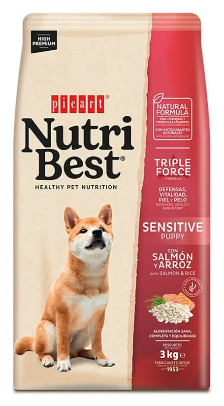 Picart Nutribest Dog Puppy Salmon 3Kg