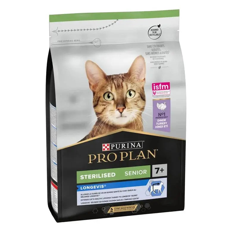 PRO PLAN CAT STERILIZED SENIOR 7+ PAVO 1,5KG