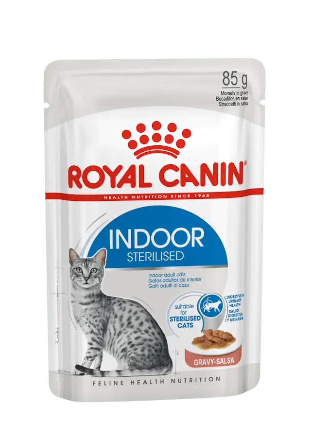 ROYAL CANIN INDOOR 85GR HUMEDO SALSA FHN - Mejor Precio - Mascotas Ávila