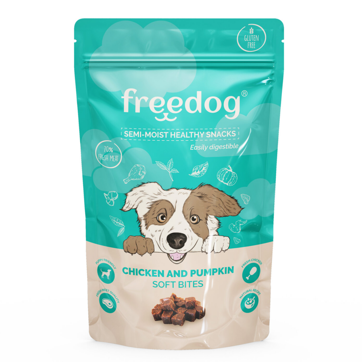 Freedog Soft Bites Snack para Perros Semi-húmedo 100gr